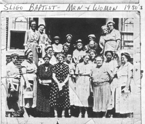 Picture of the ladies of Sligo Baptist Church in the 1950's