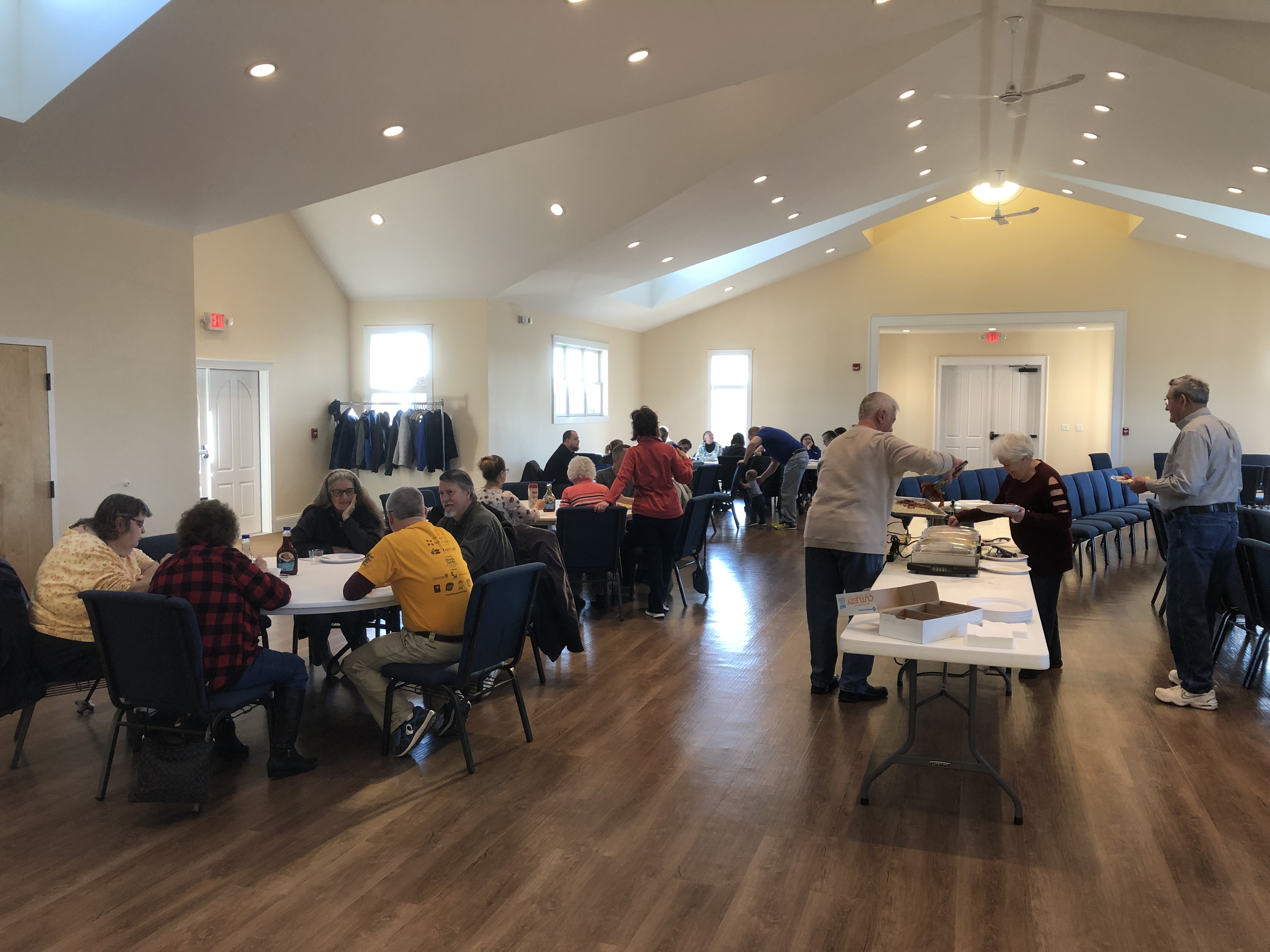 Breakfast in Fellowship hall
